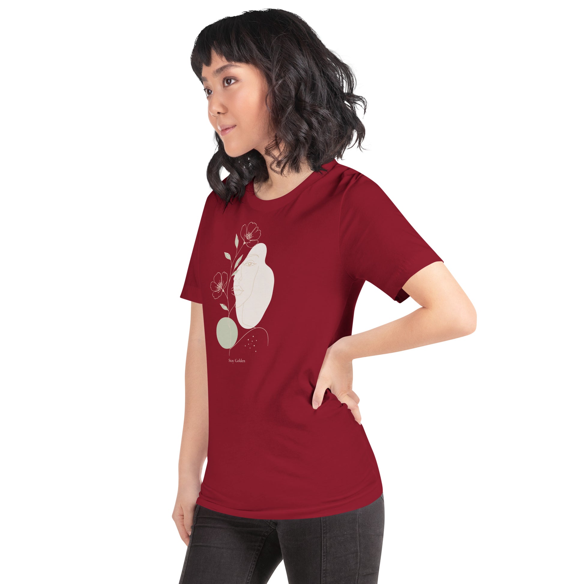 Women t-shirt - Stay Golden - Elora Moda