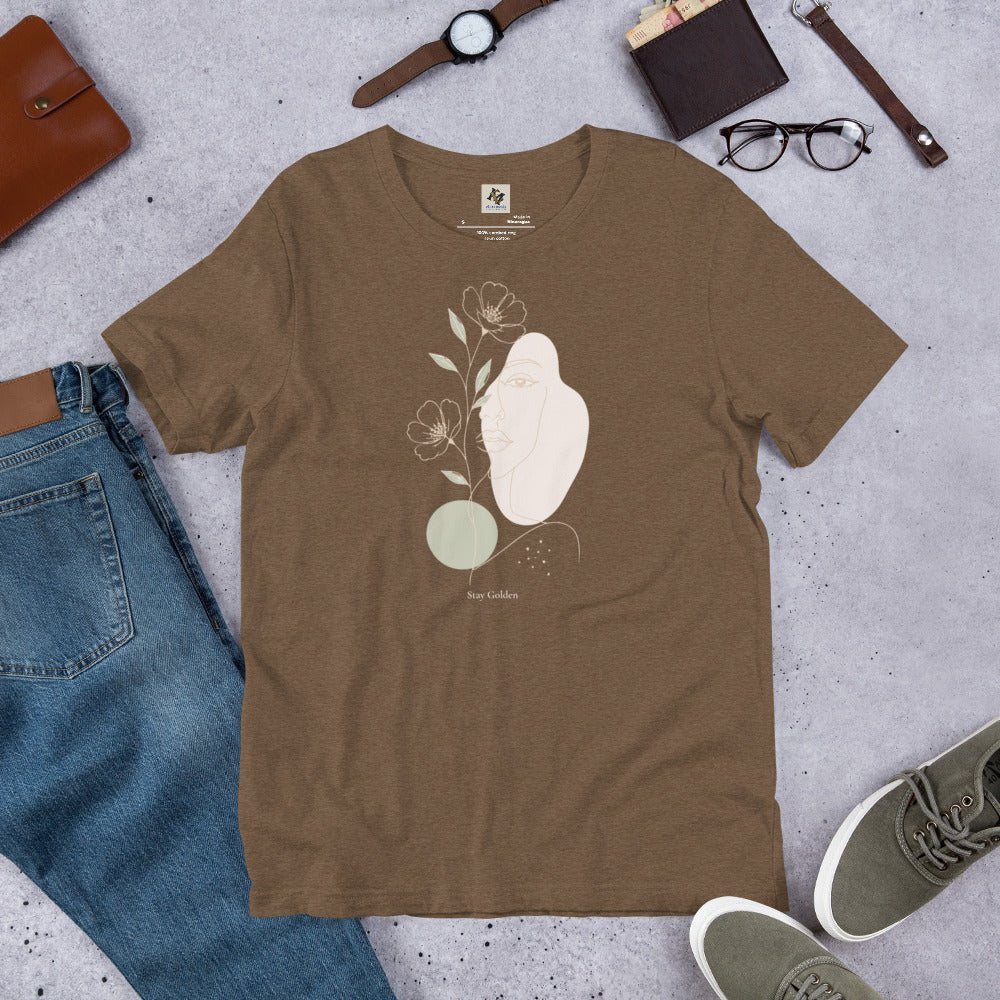 Women t-shirt - Stay Golden - Elora Moda