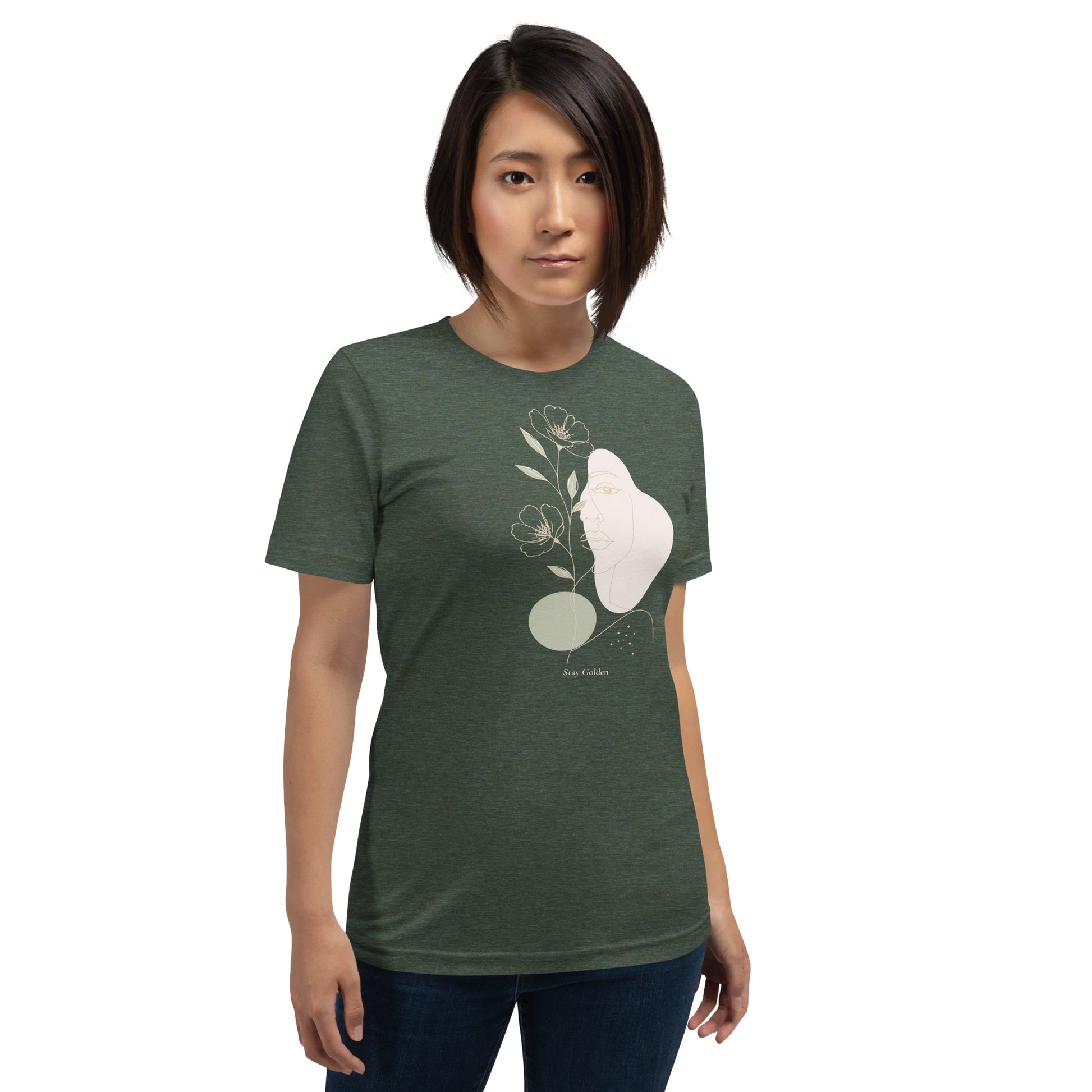 Women t-shirt - Stay Golden - Elora Moda