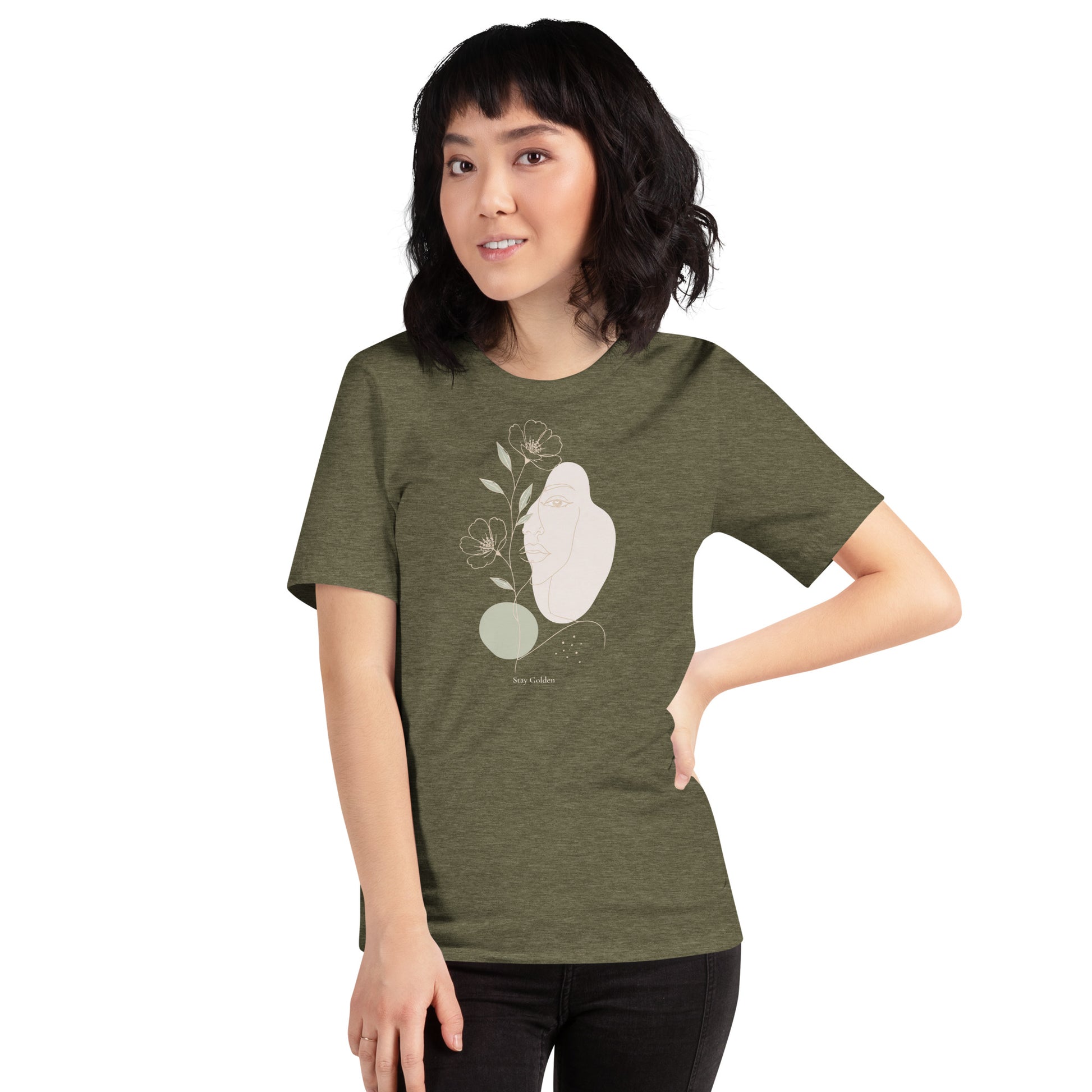 Women t-shirt - Stay Golden - Elora Moda