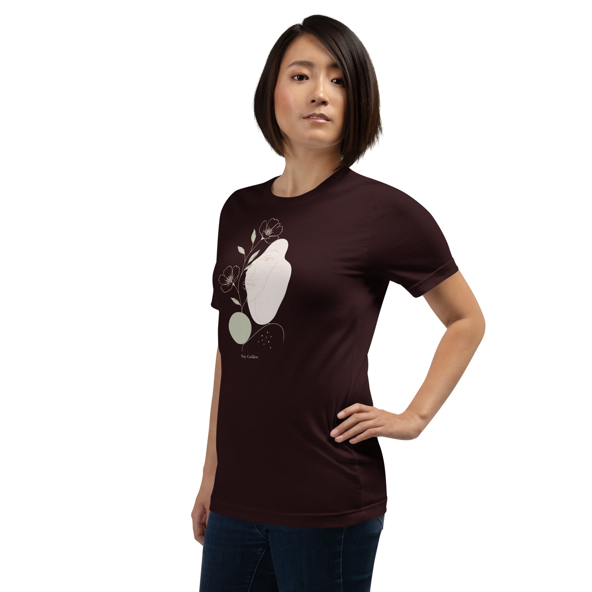 Women t-shirt - Stay Golden - Elora Moda