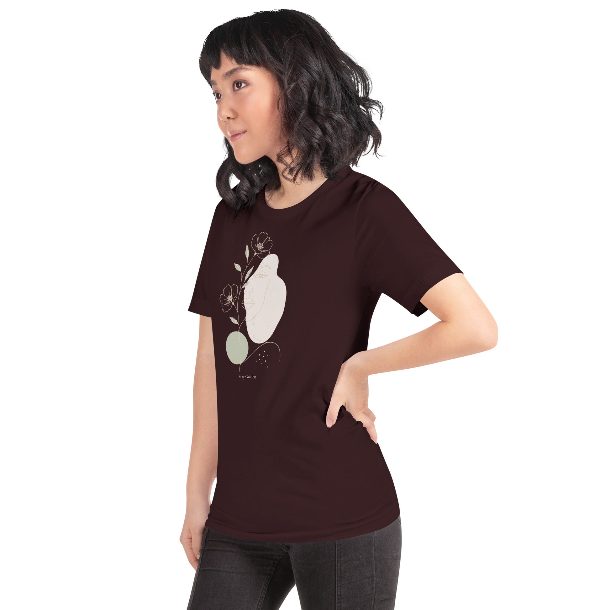 Women t-shirt - Stay Golden - Elora Moda