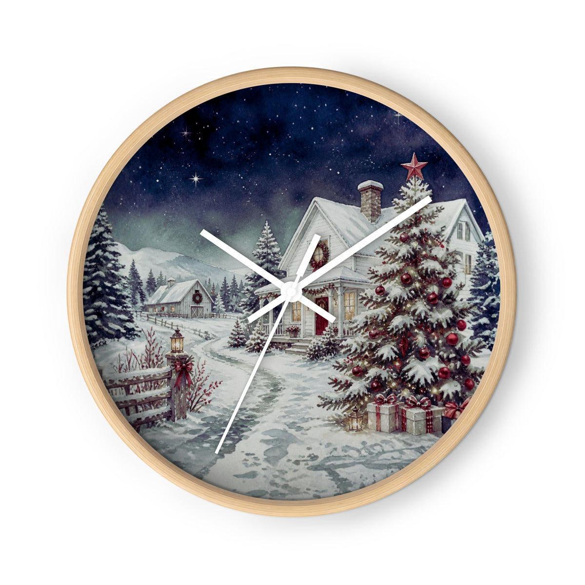 Christmas Wall Clock - Heirloom Collection - Elora Moda