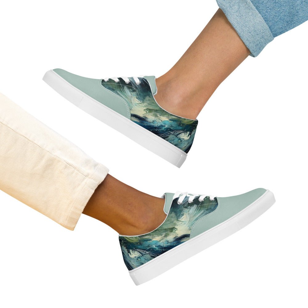 Canvas shoes women’s lace - up casual sneakers, lightweight breathable footwear, versatile fashion, everyday comfort shoes for spring & summer - Elora Moda
