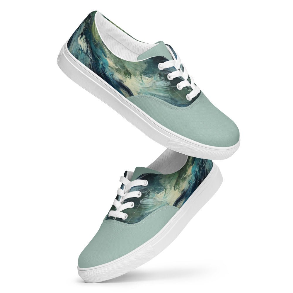 Canvas shoes women’s lace - up casual sneakers, lightweight breathable footwear, versatile fashion, everyday comfort shoes for spring & summer - Elora Moda