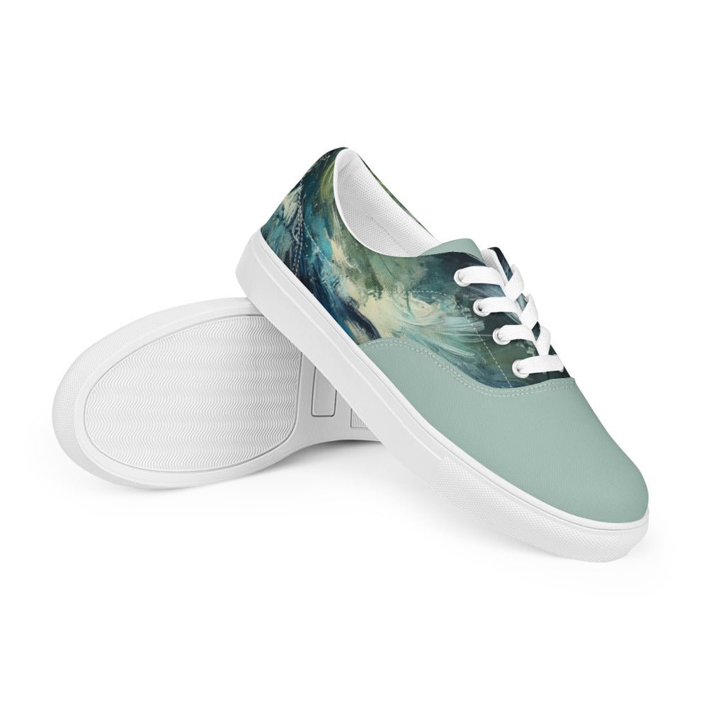 Canvas shoes women’s lace - up casual sneakers, lightweight breathable footwear, versatile fashion, everyday comfort shoes for spring & summer - Elora Moda