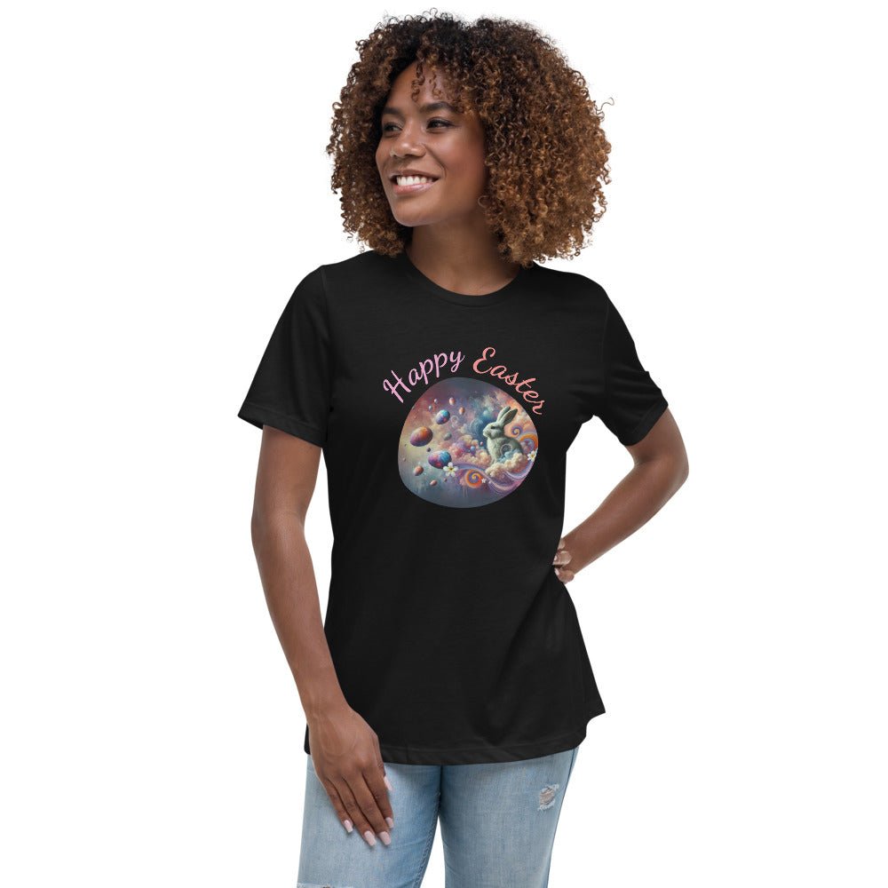 Easter Tee for Women - Relaxed T-Shirt, Cute Easter Gifts 2025, Spring Fashion Top, Holiday Apparel, Gift for Her - Elora Moda
