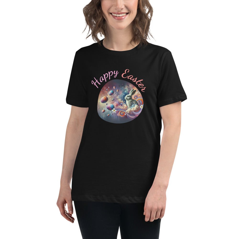 Easter Tee for Women - Relaxed T-Shirt, Cute Easter Gifts 2025, Spring Fashion Top, Holiday Apparel, Gift for Her - Elora Moda