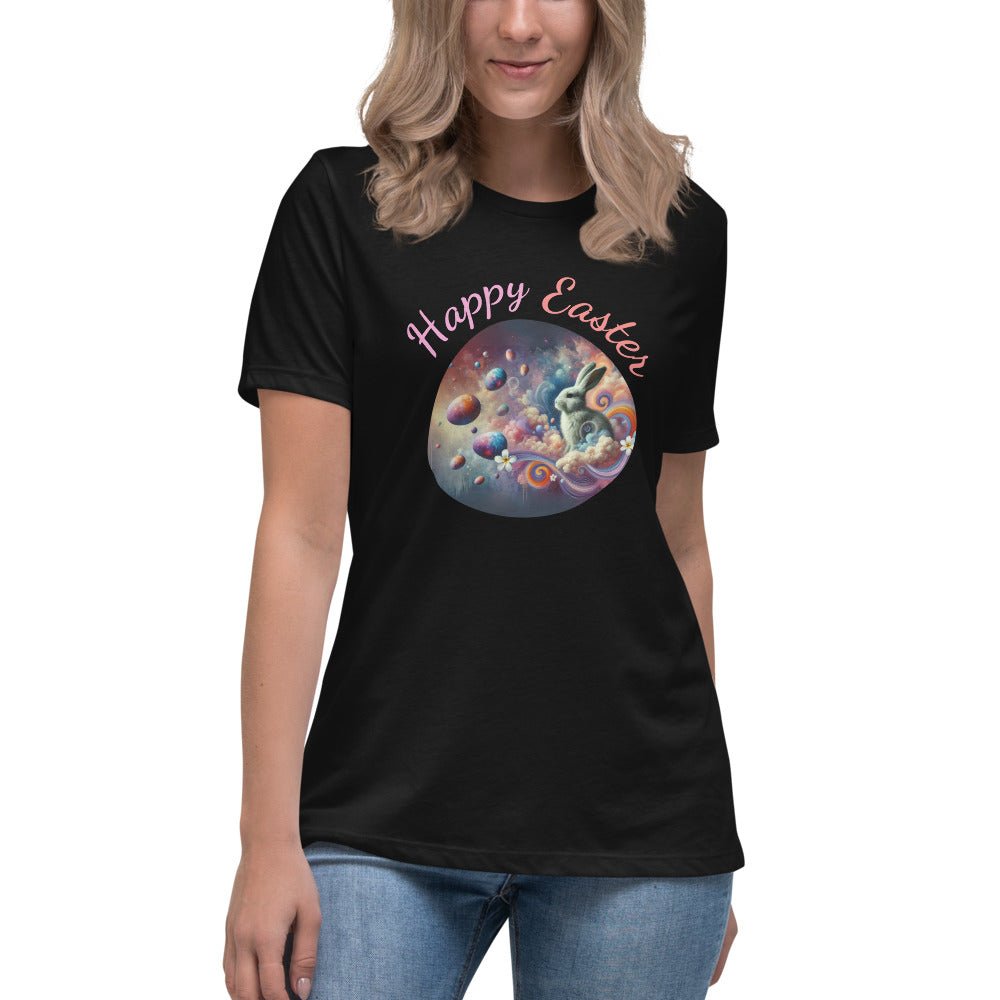 Easter Tee for Women - Relaxed T-Shirt, Cute Easter Gifts 2025, Spring Fashion Top, Holiday Apparel, Gift for Her - Elora Moda
