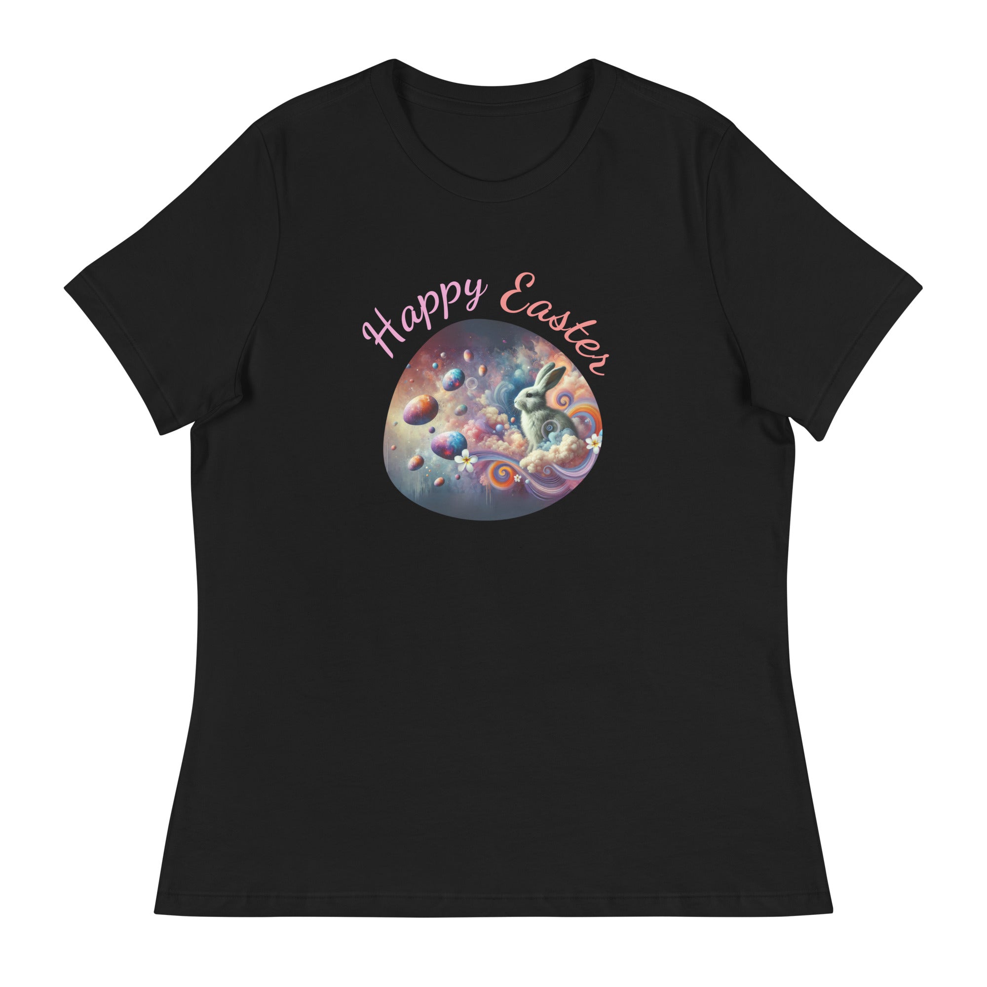 Easter Tee for Women - Relaxed T-Shirt, Cute Easter Gifts 2025, Spring Fashion Top, Holiday Apparel, Gift for Her - Elora Moda