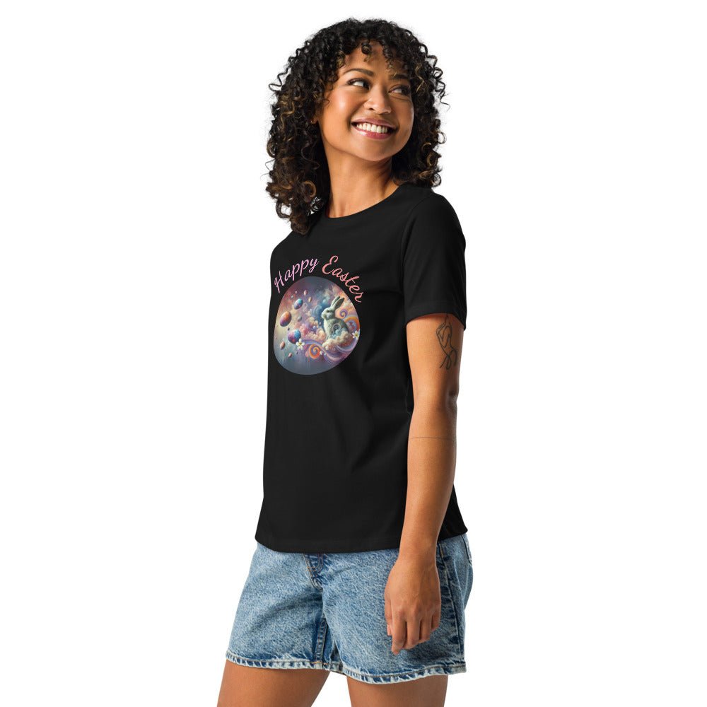Easter Tee for Women - Relaxed T-Shirt, Cute Easter Gifts 2025, Spring Fashion Top, Holiday Apparel, Gift for Her - Elora Moda