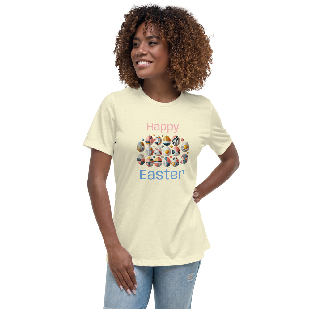 Abstract Easter Tee - Cute Spring Apparel, Trendy Graphic T-Shirt, Relaxed Fit, Perfect 2025 Spring Gifts & Easter Outfits