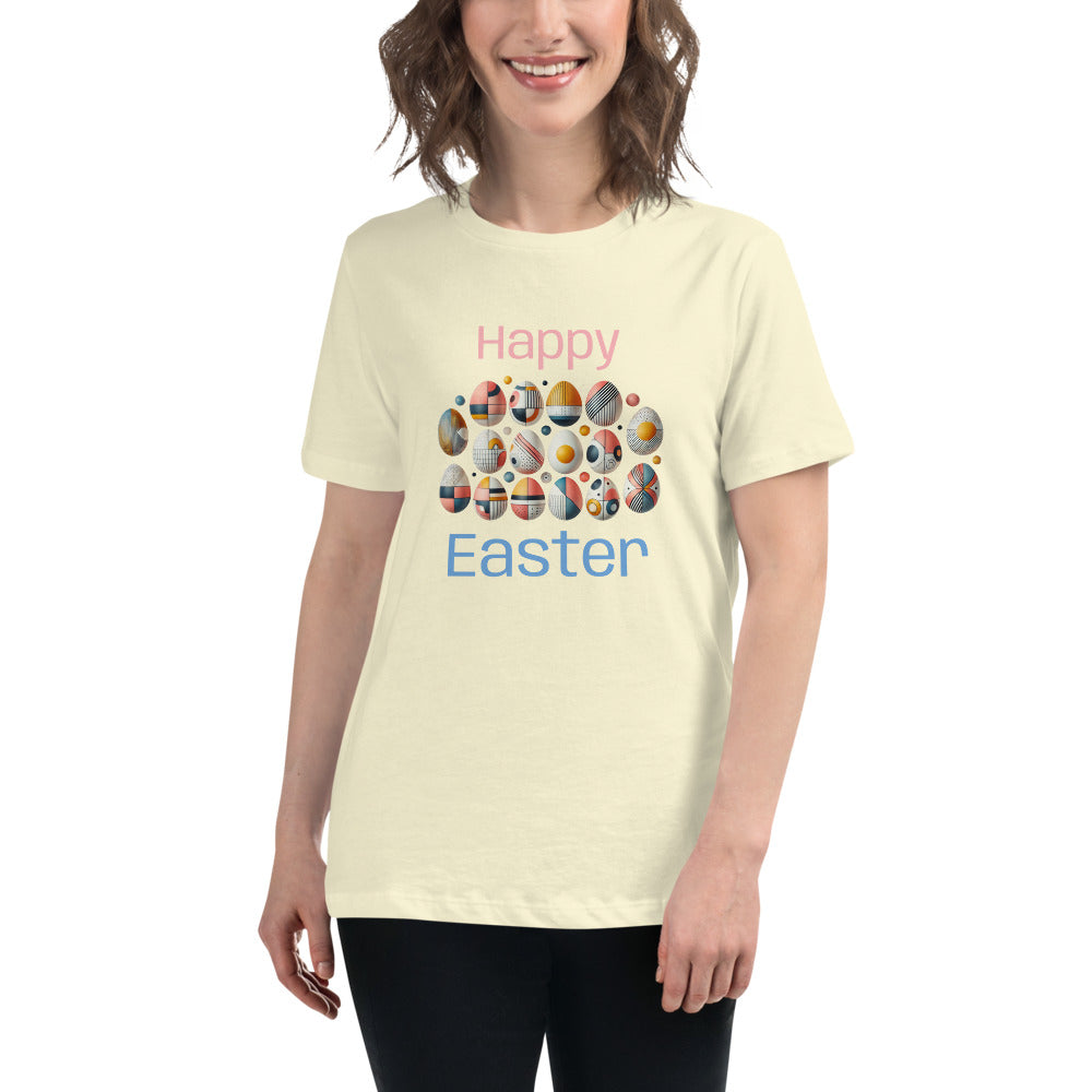 Abstract Easter Tee - Cute Spring Apparel, Trendy Graphic T-Shirt, Relaxed Fit, Perfect 2025 Spring Gifts & Easter Outfits