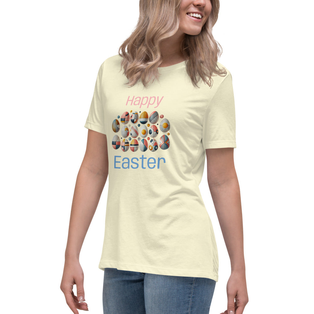 Abstract Easter Tee - Cute Spring Apparel, Trendy Graphic T-Shirt, Relaxed Fit, Perfect 2025 Spring Gifts & Easter Outfits