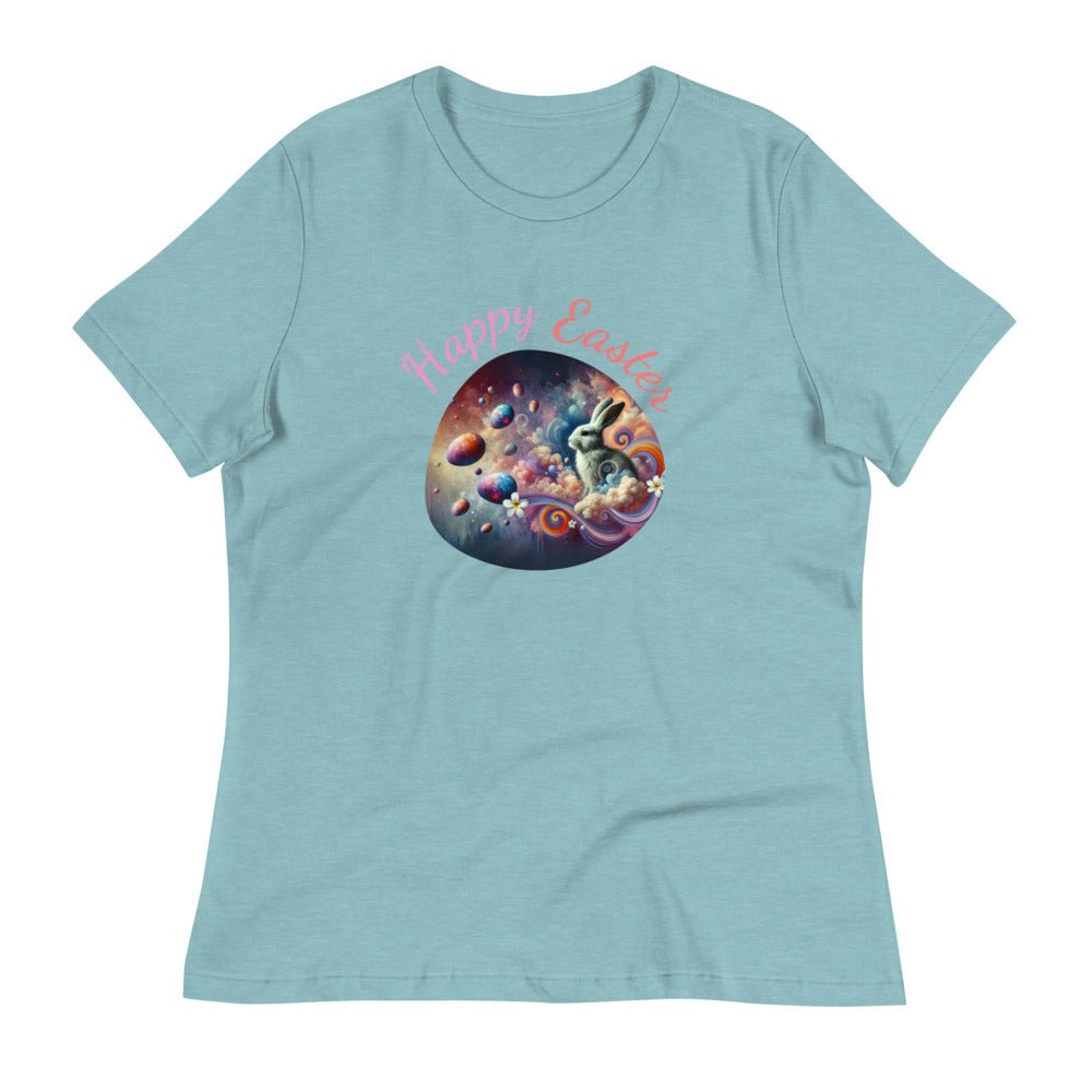 Easter Tee for Women - Relaxed T-Shirt, Cute Easter Gifts 2025, Spring Fashion Top, Holiday Apparel, Gift for Her - Elora Moda