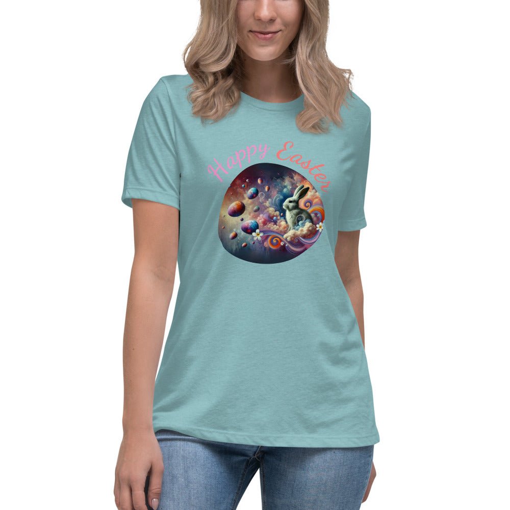 Easter Tee for Women - Relaxed T-Shirt, Cute Easter Gifts 2025, Spring Fashion Top, Holiday Apparel, Gift for Her - Elora Moda