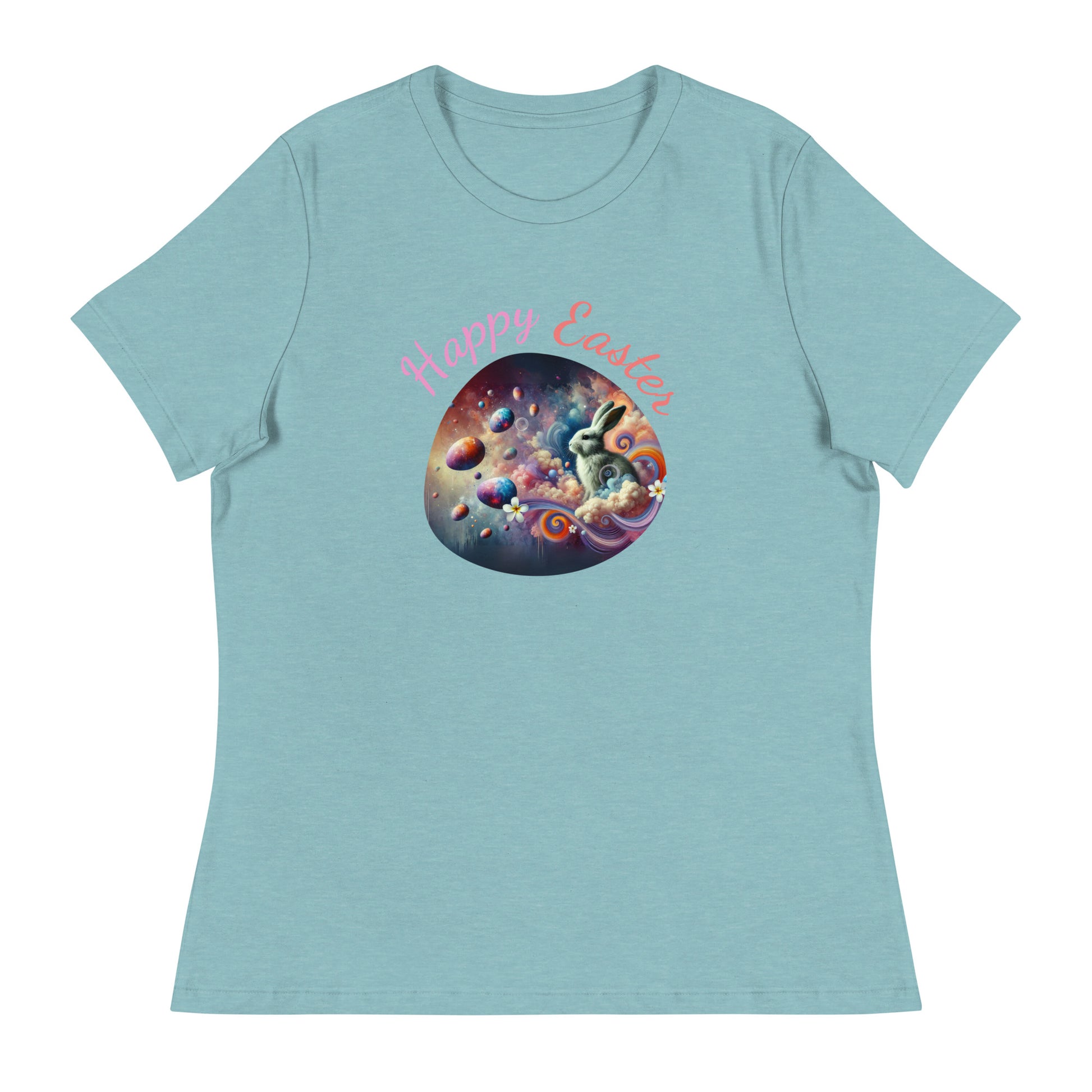 Easter Tee for Women - Relaxed T-Shirt, Cute Easter Gifts 2025, Spring Fashion Top, Holiday Apparel, Gift for Her - Elora Moda