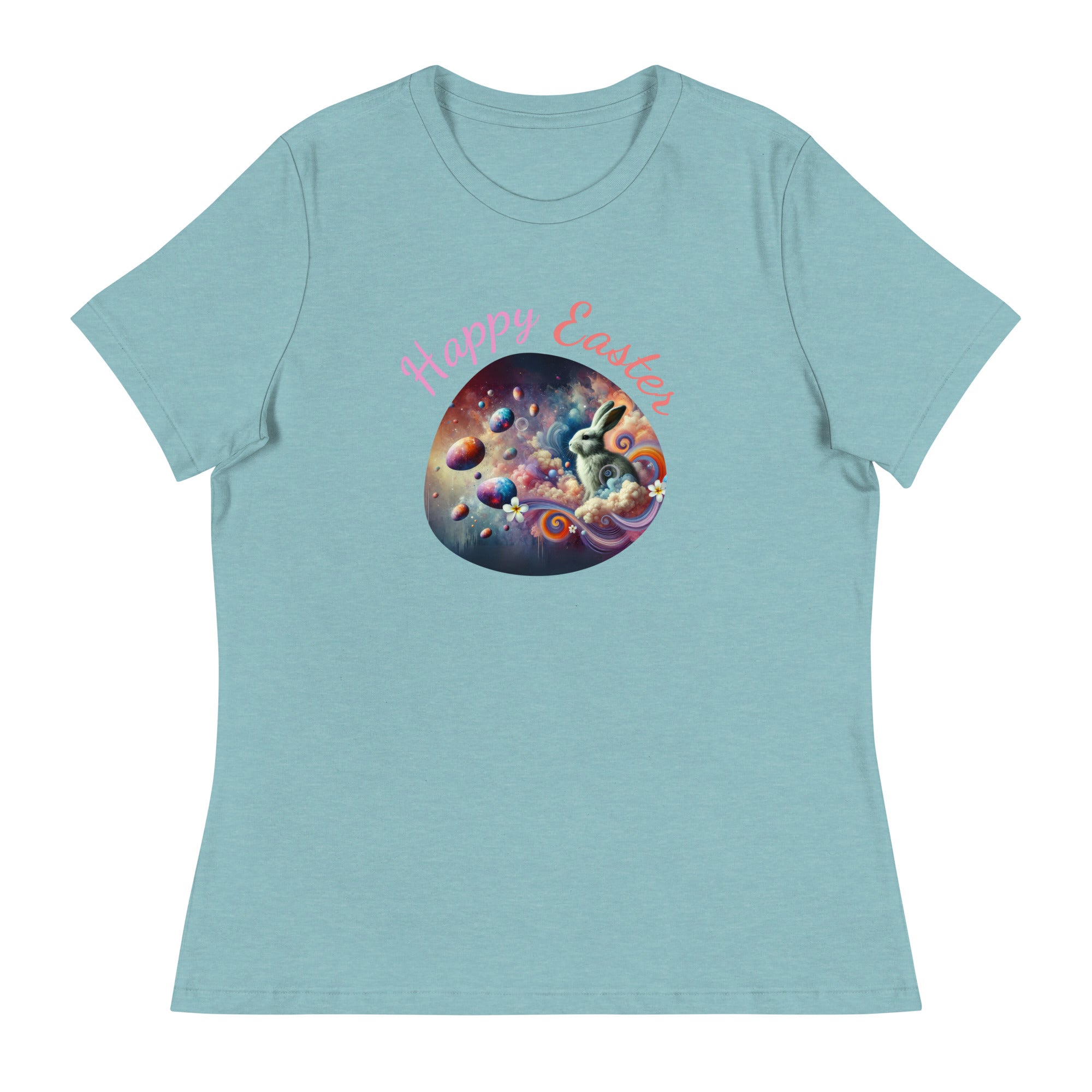 Easter Tee for Women - Relaxed T-Shirt, Cute Easter Gifts 2025, Spring Fashion Top, Holiday Apparel, Gift for Her - Elora Moda