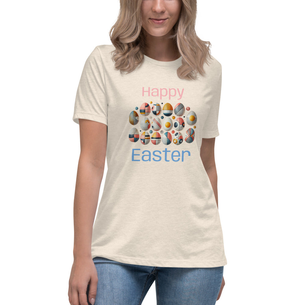 Abstract Easter Tee - Cute Spring Apparel, Trendy Graphic T-Shirt, Relaxed Fit, Perfect 2025 Spring Gifts & Easter Outfits