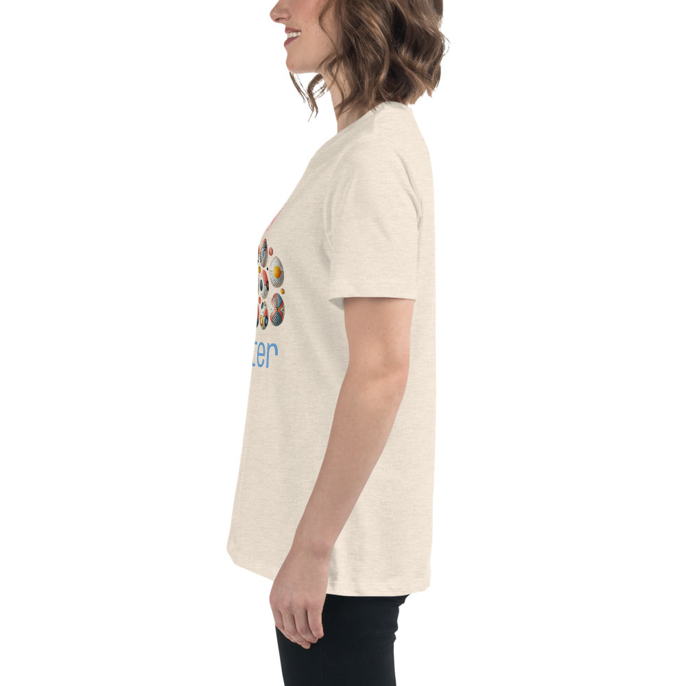 Abstract Easter Tee - Cute Spring Apparel, Trendy Graphic T-Shirt, Relaxed Fit, Perfect 2025 Spring Gifts & Easter Outfits