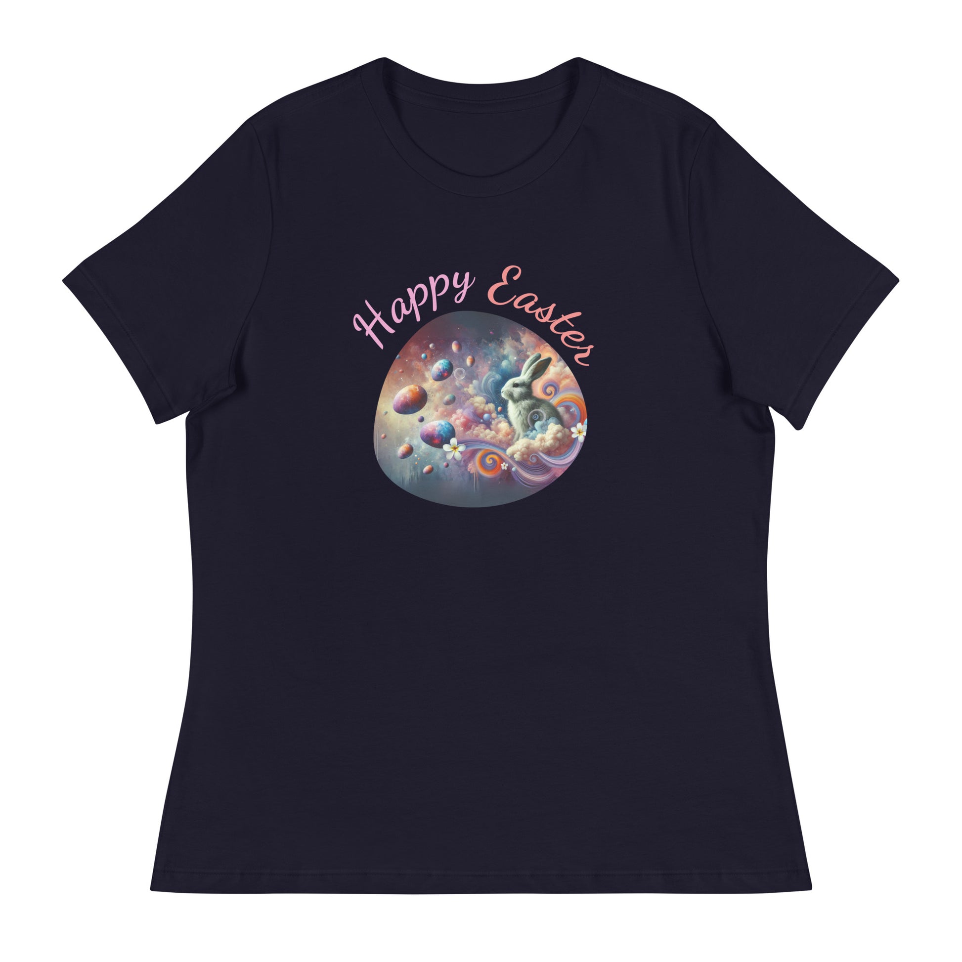 Easter Tee for Women - Relaxed T-Shirt, Cute Easter Gifts 2025, Spring Fashion Top, Holiday Apparel, Gift for Her - Elora Moda