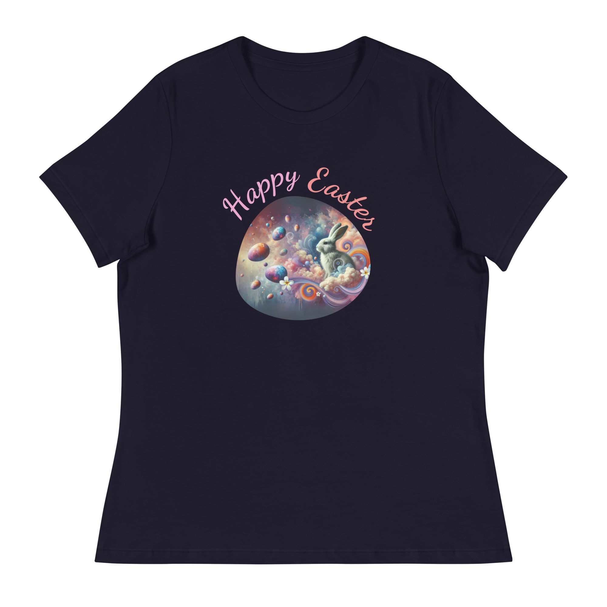 Easter Tee for Women - Relaxed T-Shirt, Cute Easter Gifts 2025, Spring Fashion Top, Holiday Apparel, Gift for Her - Elora Moda