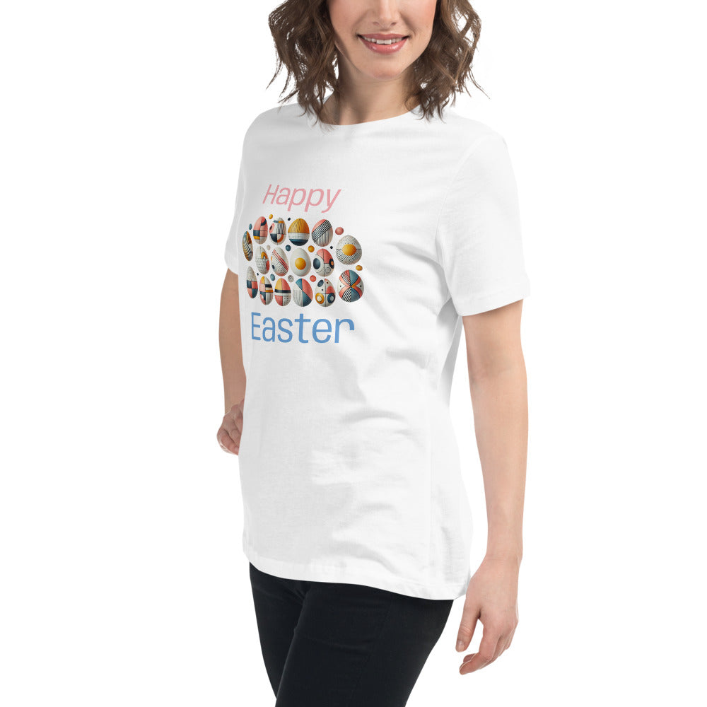 Abstract Easter Tee - Cute Spring Apparel, Trendy Graphic T-Shirt, Relaxed Fit, Perfect 2025 Spring Gifts & Easter Outfits