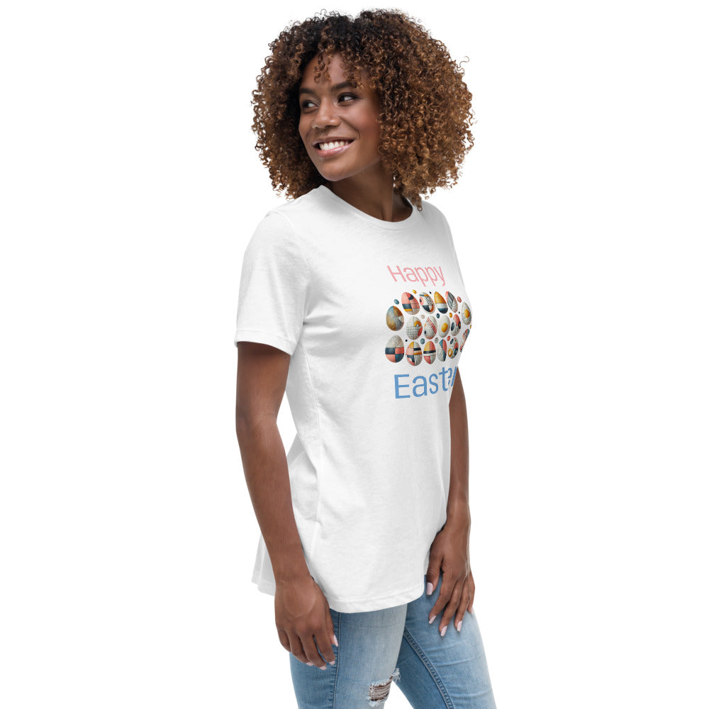 Abstract Easter Tee - Cute Spring Apparel, Trendy Graphic T-Shirt, Relaxed Fit, Perfect 2025 Spring Gifts & Easter Outfits