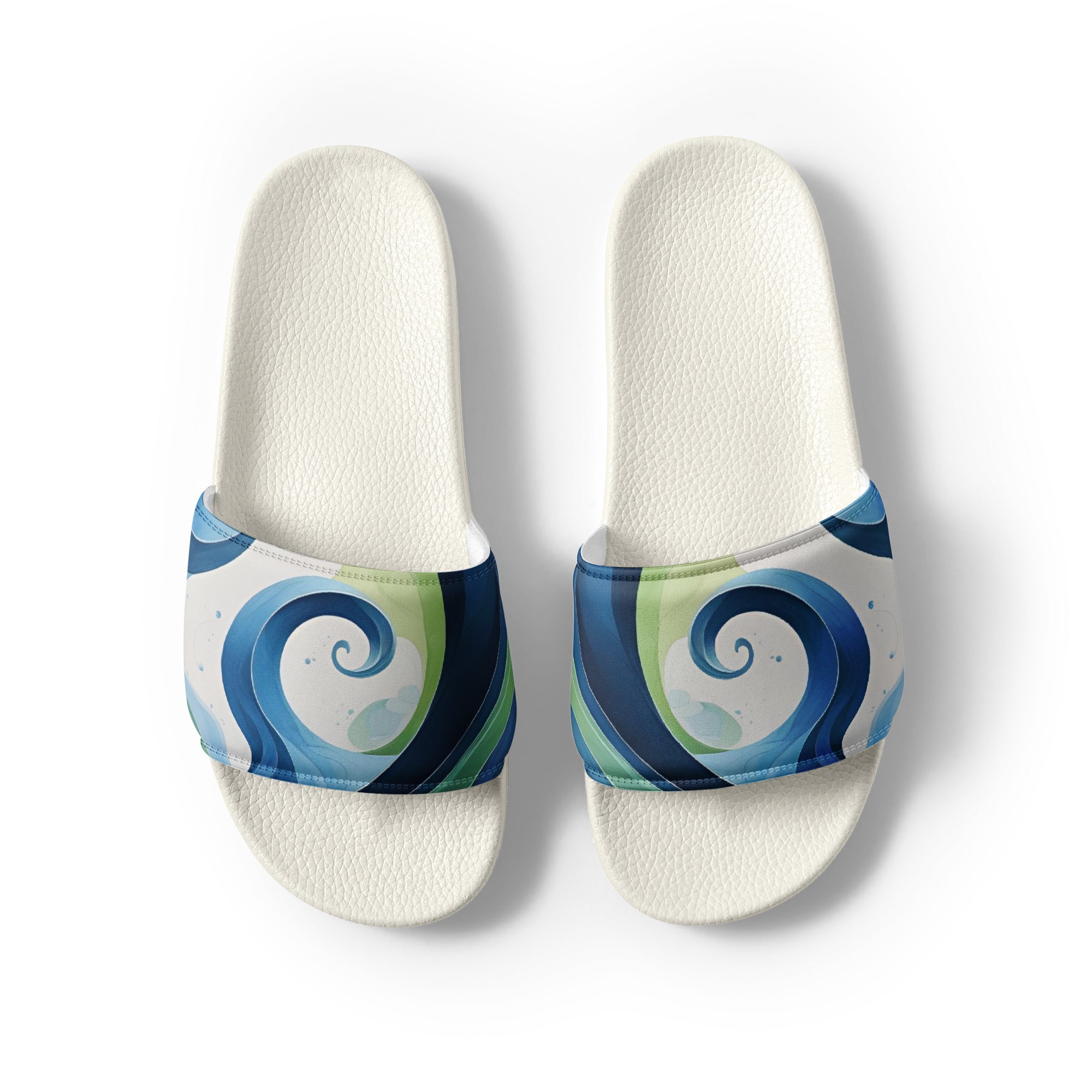Women's Slides - Ocean Waves - Elora Moda