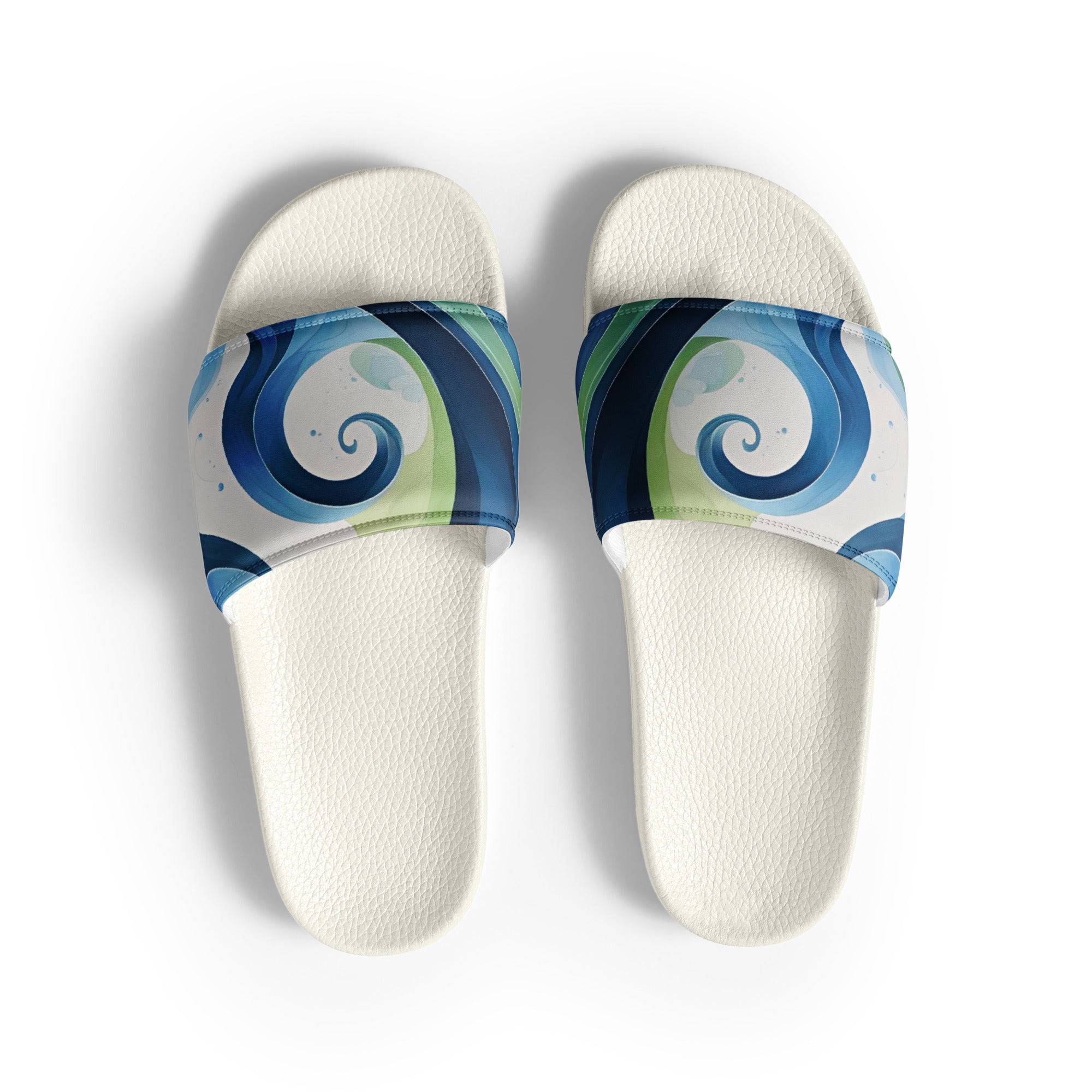 Women's Slides - Ocean Waves - Elora Moda