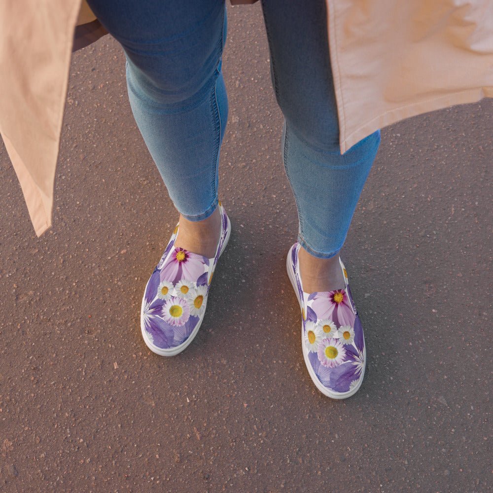 Trendy Women's Shoes | Women's Slip - On Canvas Shoes for Comfortable Everyday Wear | Stylish Casual Sneakers - Elora Moda