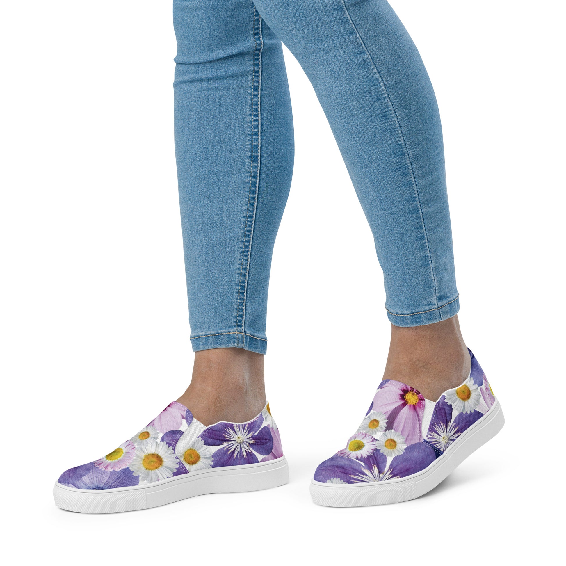 Trendy Women's Shoes | Women's Slip - On Canvas Shoes for Comfortable Everyday Wear | Stylish Casual Sneakers - Elora Moda