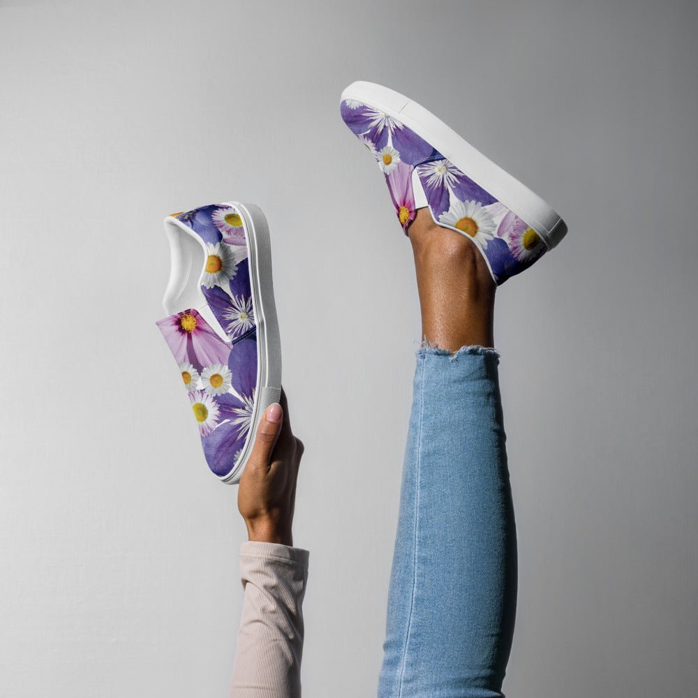Trendy Women's Shoes | Women's Slip - On Canvas Shoes for Comfortable Everyday Wear | Stylish Casual Sneakers - Elora Moda