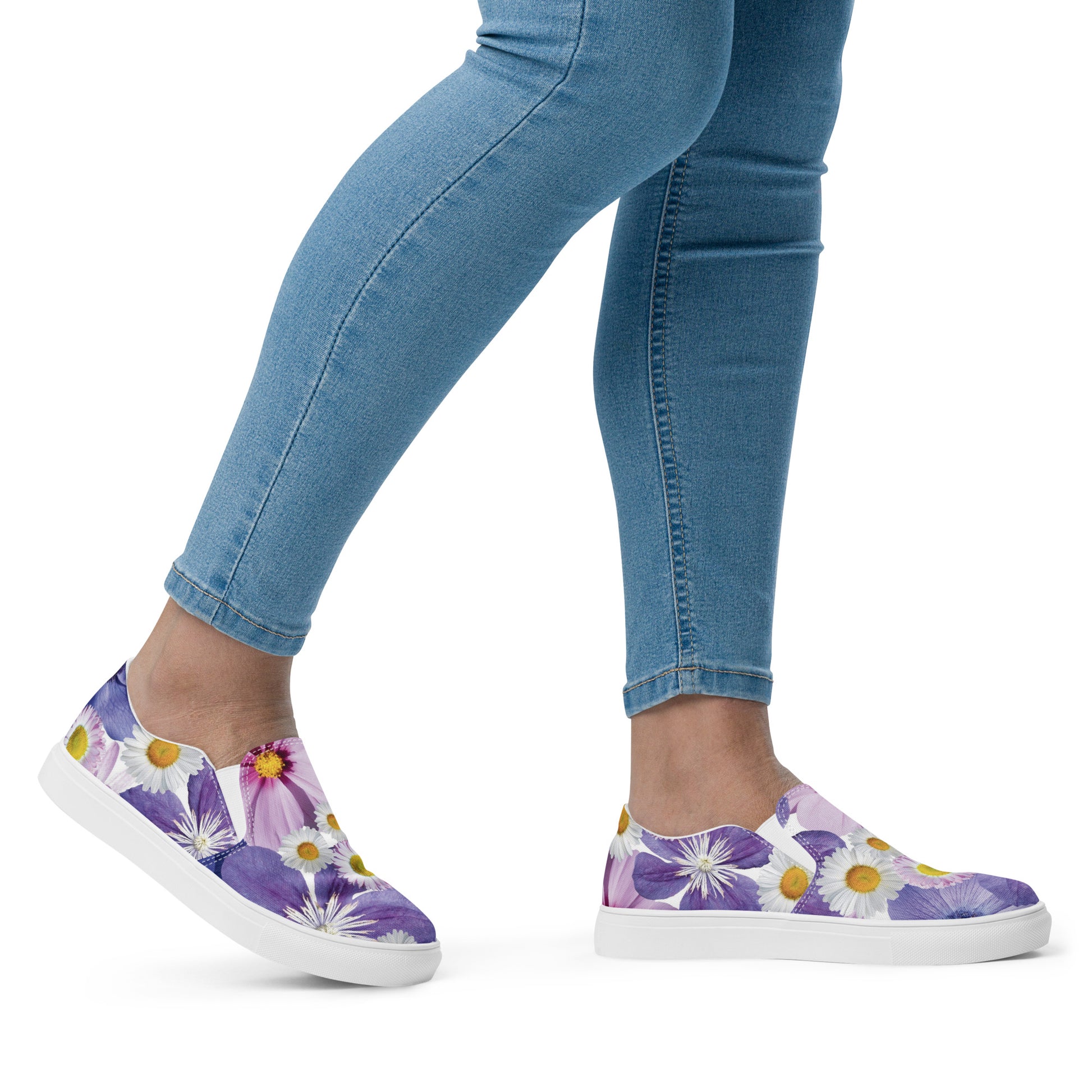 Trendy Women's Shoes | Women's Slip - On Canvas Shoes for Comfortable Everyday Wear | Stylish Casual Sneakers - Elora Moda